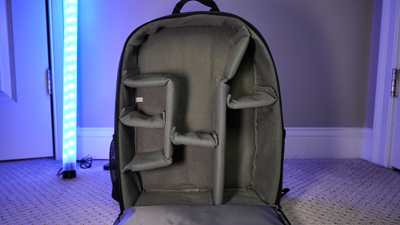 Camera Backpack Bag for Mirrorless Cameras/Photographer (Blue)