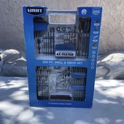 HART 200-Count Assorted Drill and Drive Bit Set with