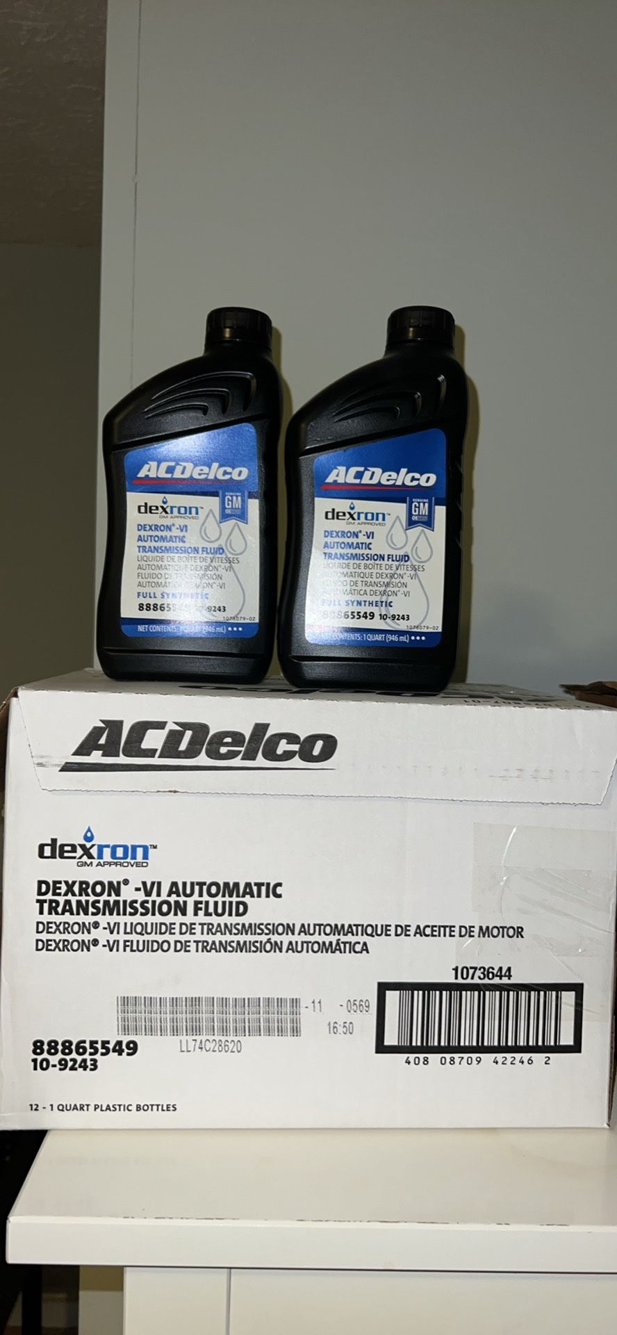 ACDelco Dexron VI Automatic Transmission Fluid 