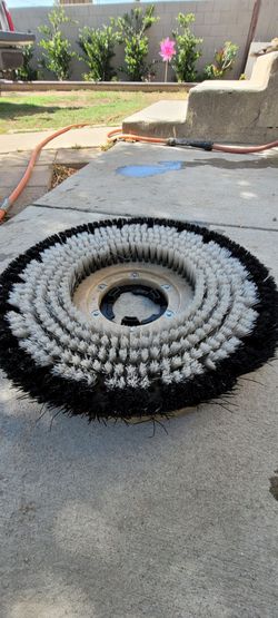 17 inch commercial nylon rotary carpet brush