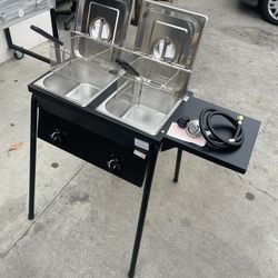 Fridora Nueva Con 2 Charolas I 2 Quemadores Con Mangera I Patas Desmontables 