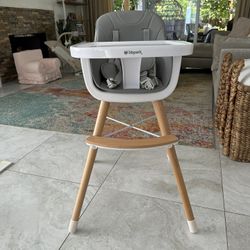 White wooden high top chair for sale