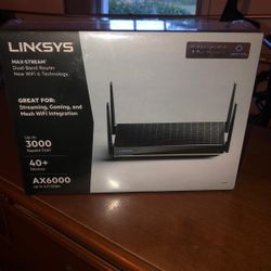 #90 Linksys - Max-Stream AX6000 Mesh Wi-Fi 6 Router