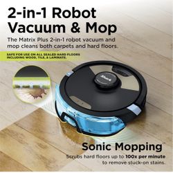 Shark Matrix Plus Robot Vacuum & Mop Combo, 60-Day Self-Emptying, AV2610WA