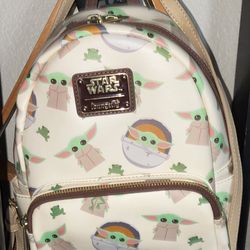Starwars Loungefly baby yoda  backpack