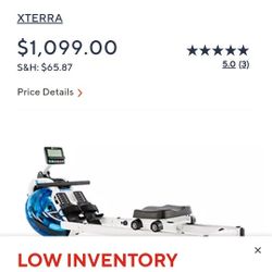 Xterra Fitness Water Rower