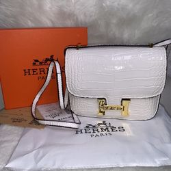 Womens Constance Snakeskin/Crocodile Bag Gift Set 