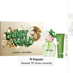 Marc Jacob's Daisy Wild Gift Set 2 Perfumes and 1 Body Lotion