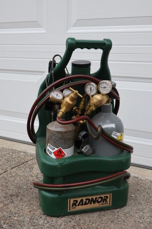 For SALE! RADNOR Tote By Victor For Brazing And Welding WITH TANKS