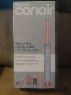 Conair Wet-to-Dry Styling Wand w/ storage bag