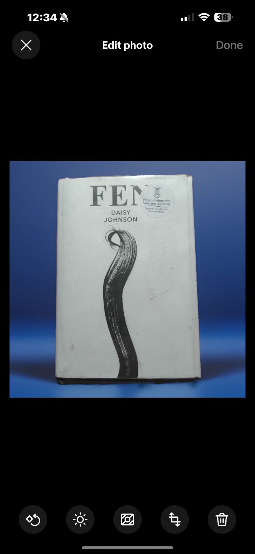 Fen 1st Printing Hardcover Book By Daisy Johnson