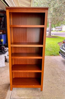 Mahogany Bookcase-TV Stand-End Table