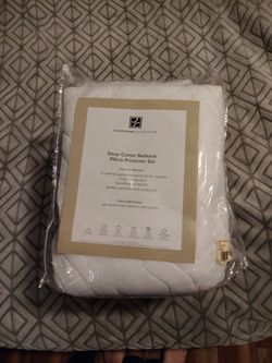Concierge Collection Deep Corner Bed sack Pillow Protector Set, King size