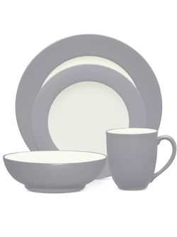 NORITAKE Colorwave Rim 4 Piece Place Setting