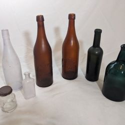 Vintage Glass Bottles Including John Rapp & Son From SFO