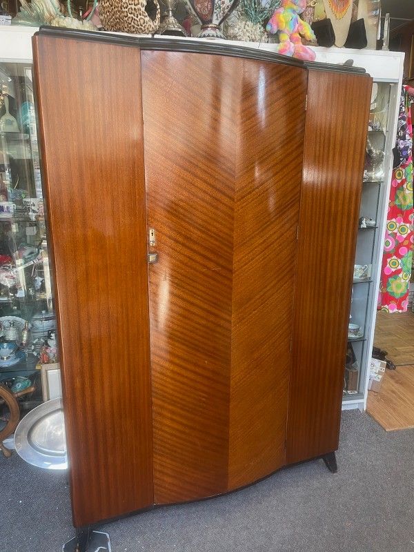 Antique Art Deco Armoire Storage Closet
