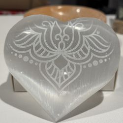 Crystal- Selenite Heart