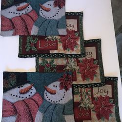 Tapestry placemat 13”x19” set of 5 new
