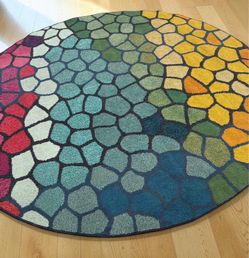 8 x 8 round area rug