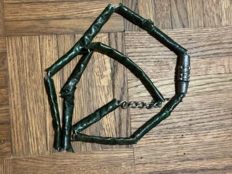 Vintage Green Cable Combination Lock — Working