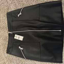 Express Leather Skirt