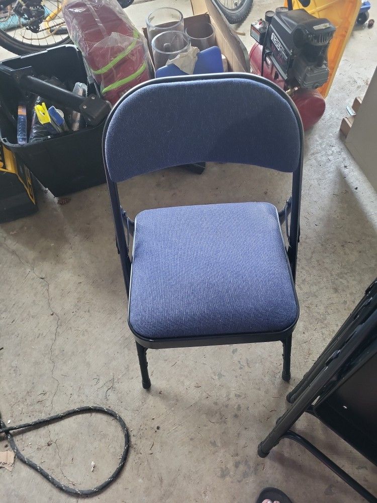 Folding Chairs Fabric Cushions
