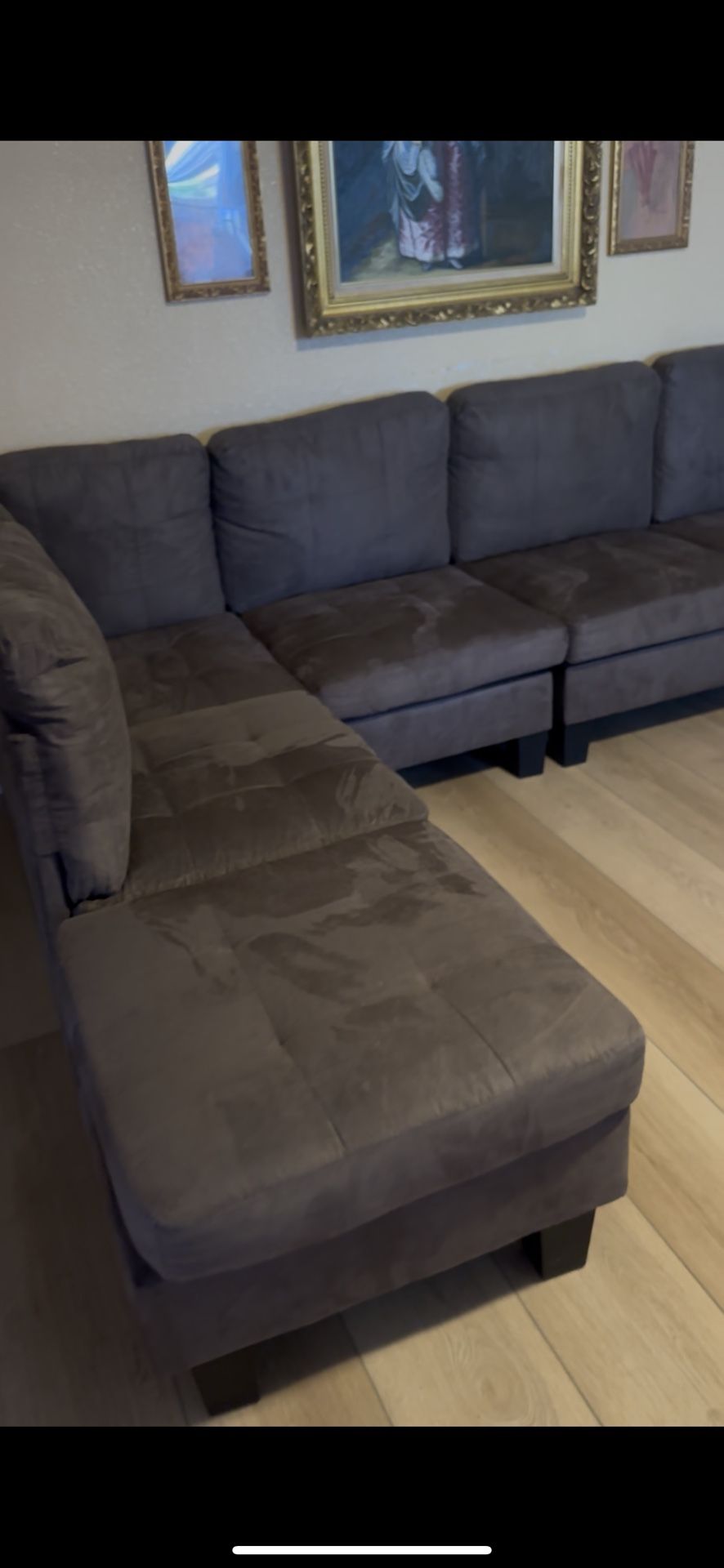 Gray Sectional Sofa