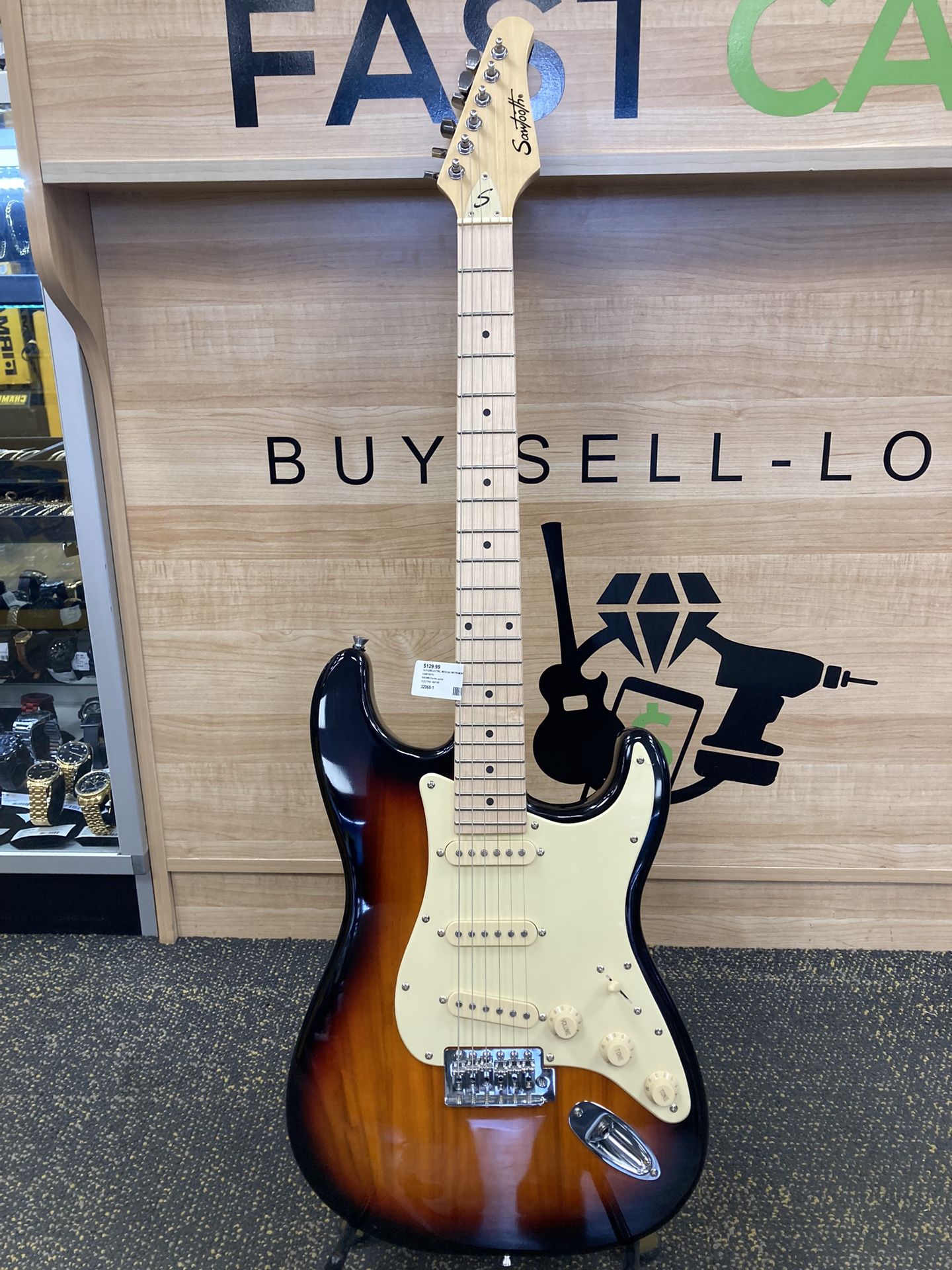 Sawtooth ES Series Electric Guitar, Maple Fingerboard