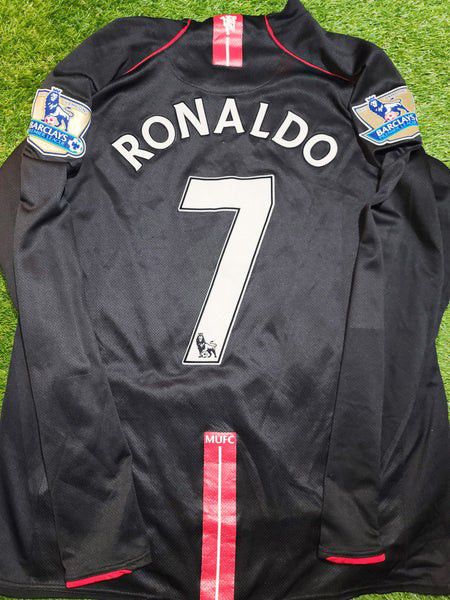Cristiano Ronaldo Nike Manchester United 2007 2008 Away Soccer Jersey Shirt M SKU#238347-010