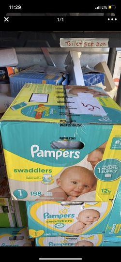 Pampers swaddlers blankie soft heart quilts size 1, 198 count