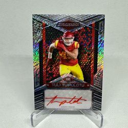 2023 Wild Card Alumination Auto Tuli Tuipulotu #AB-109 Diagonal Shimmer /25