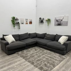 Gray Sectional Couch - Free Delivery 