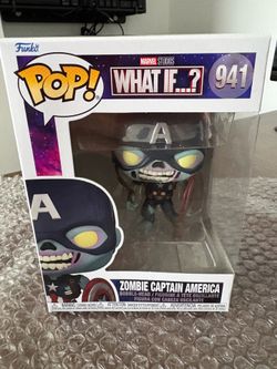 Pop! What If Zombie Captain America Vinyl Figure Toy