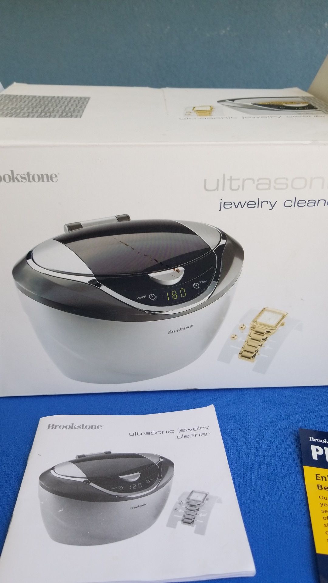 Brookstone ultrasonic jewelry cleaner