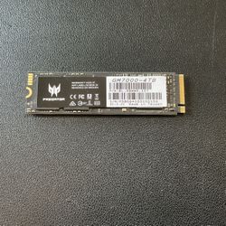 Predator M.2 SSD 4TB GM7000 PCIe Gen4×4 Ultra high speed 4TB SSD