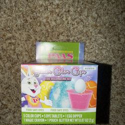 PAAS Glitter Color Cups Egg Decorating Kit