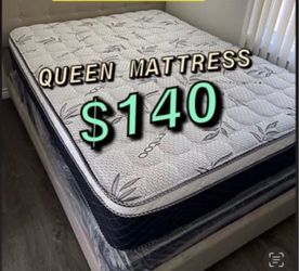 Queen size pillow top  Mattress / only mattress