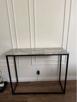 Marble console table