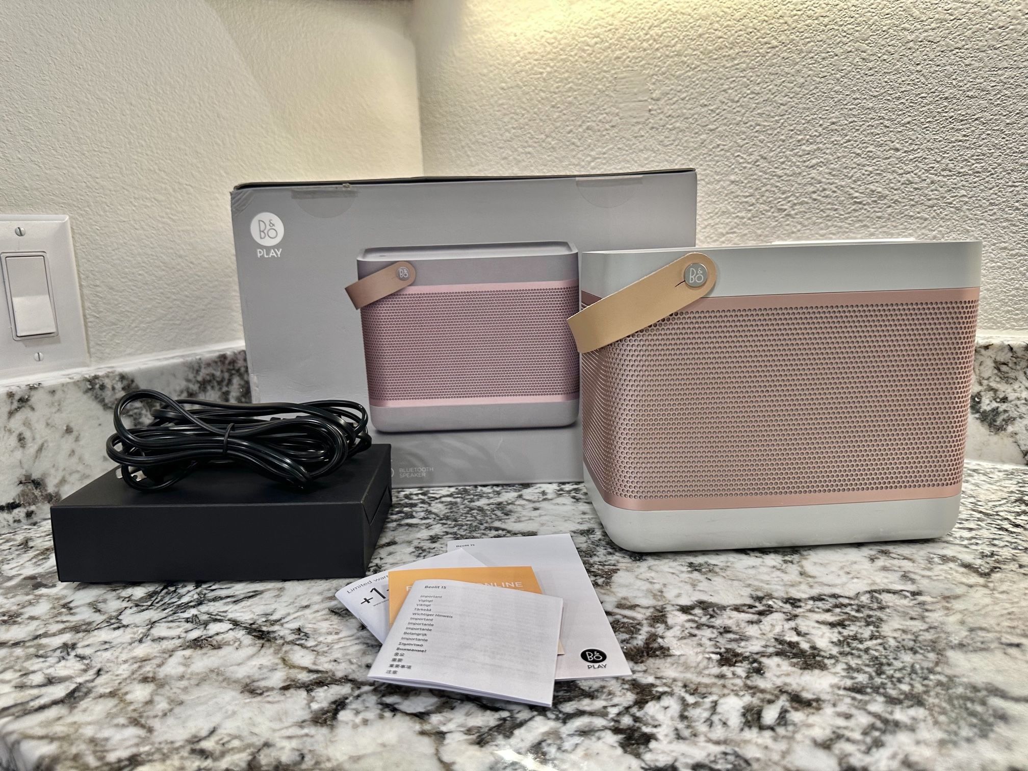 B&O PLAY by Bang & Olufsen Beolit 15 Portable Bluetooth Speaker (Shaded Rosa)