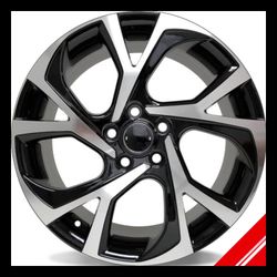 Brand New 17" WEOE-H690
17X6.5 5X114.3 ET+45 C +45
MACHINE FACE / GLOSS BLACK Wheels