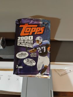 Topps " 2000 Season Opener Football Trading Cards For Sale