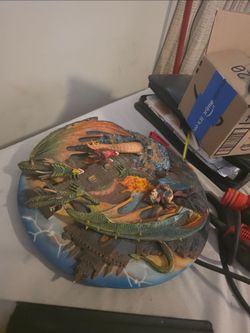 Ceramic dragon statue