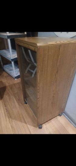 Cabinet on wheels 19"X17"X39"