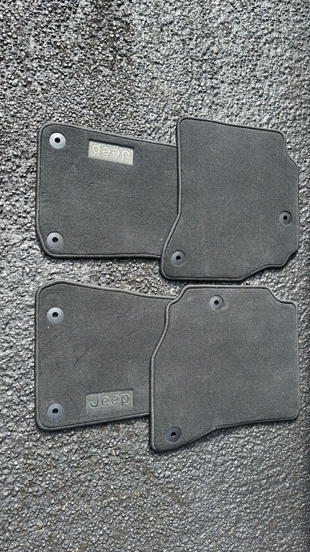 Two Sets of 2019 Jeep Wrangler Floor Mats