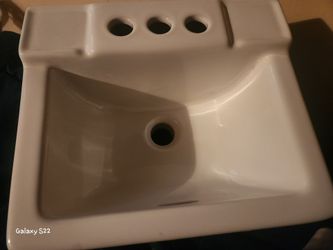 White Ceramic Bathroom Sink