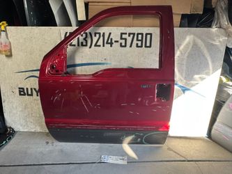 w/1dent 2005 - 2007 FORD F250 F350 SUPER DUTY KING RANCH 6.7 FRONT LEFT DOOR OEM