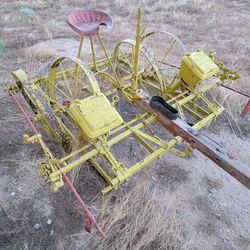 Antique Hayes Horse Drawn Farm Crop Planter Yard Art