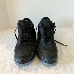 Nike Air Jordan 2008 Fusion AJF 3 Black University Blue-size 12-323626-041