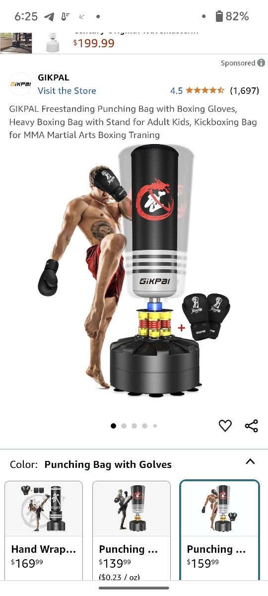 Free Standing Punching Kicking Bag