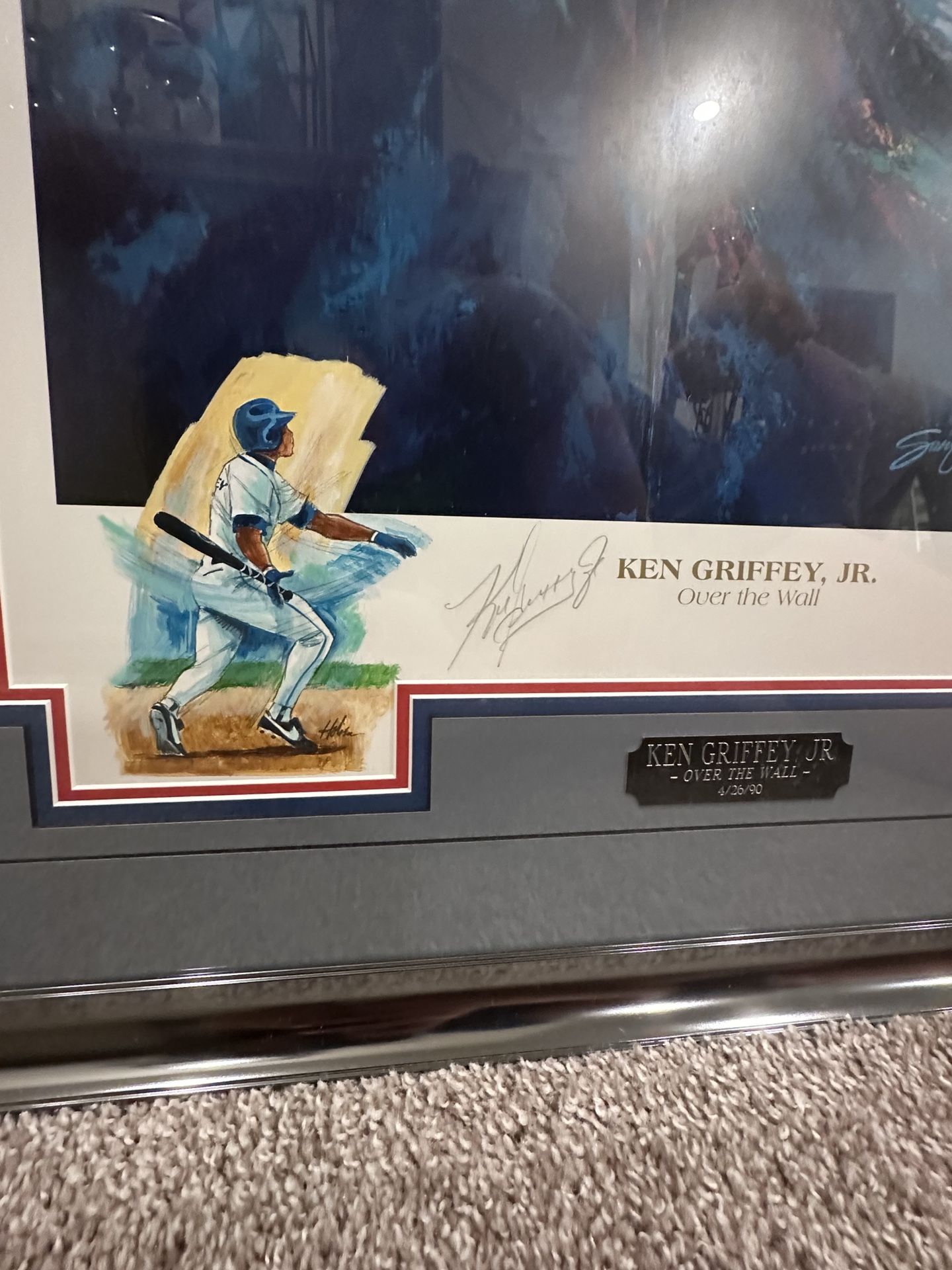 Ken Griffey Jr And Sr Poster MLB for Sale in Bonney Lake, WA